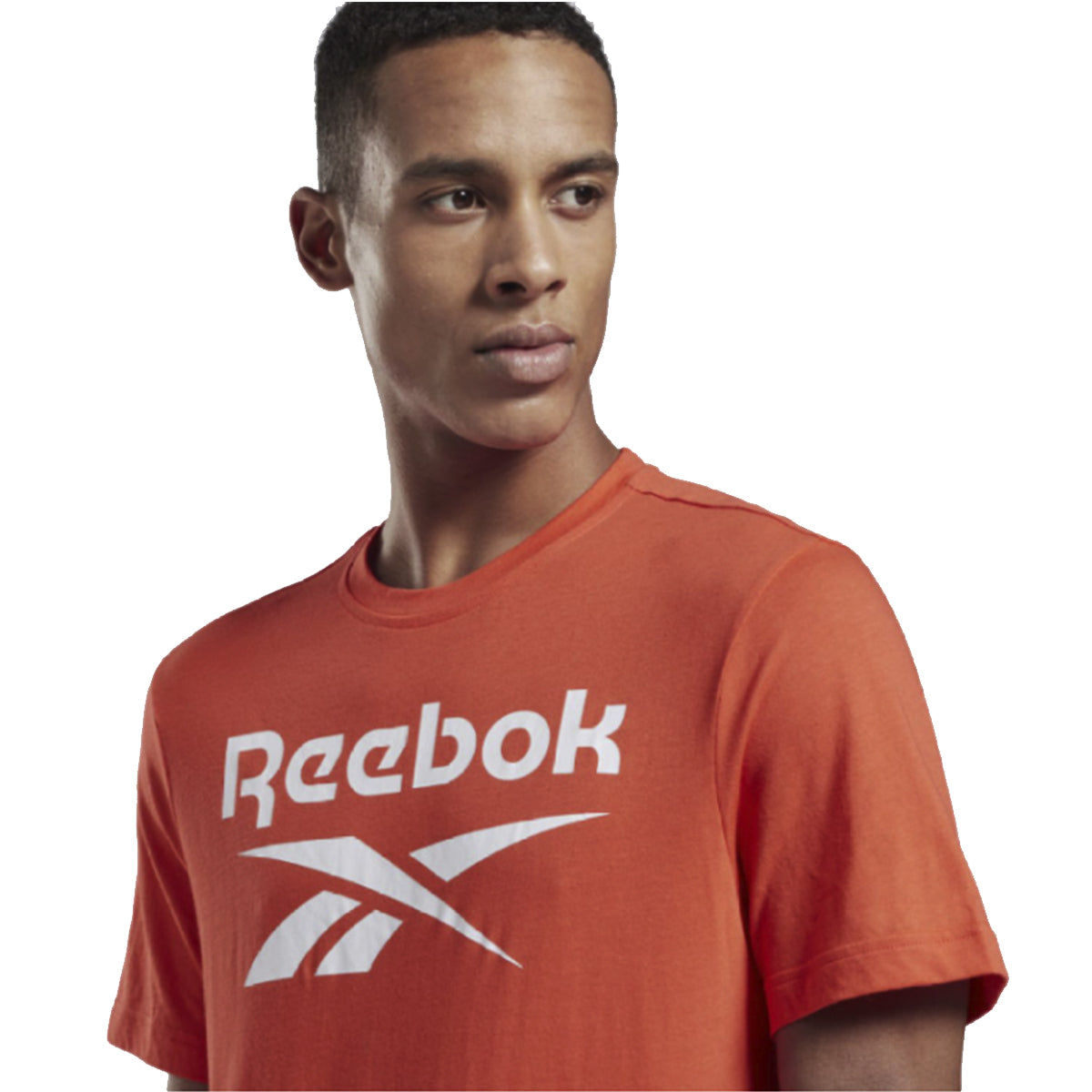 PLAYERA REEBOK CABALLERO RI BIG LOGO TEE NARANJA TALLA XL
