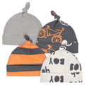Gorro para bebé Gerber algodón orgánico 4 piezas niño niña-NB
