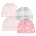 Gorro Gerber rosa bebé pack 4 piezas niña recién nacido-0-6M