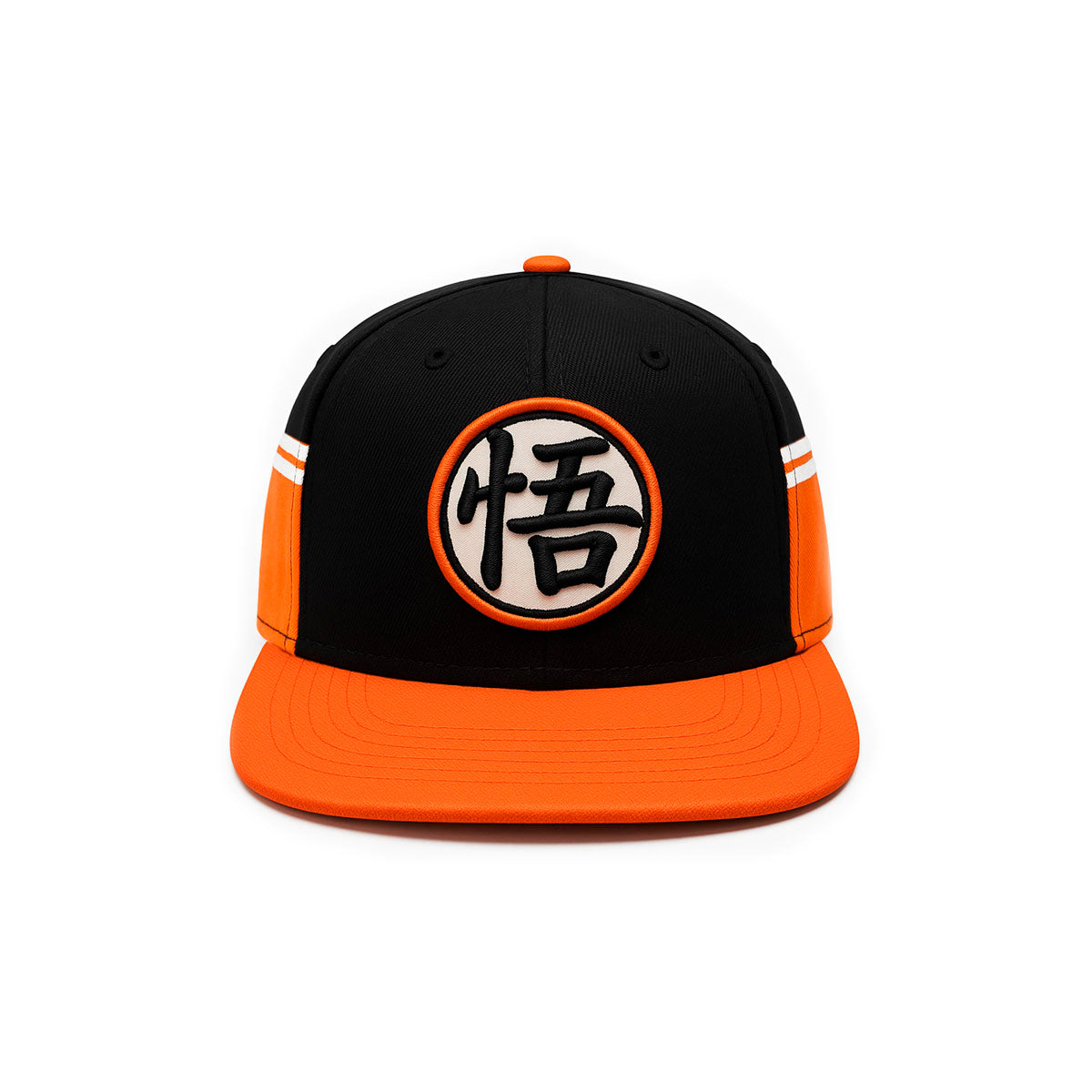 Gorra Dragon Ball Z Kanji Ajustable Negra Naranja Urbana-Unitalla