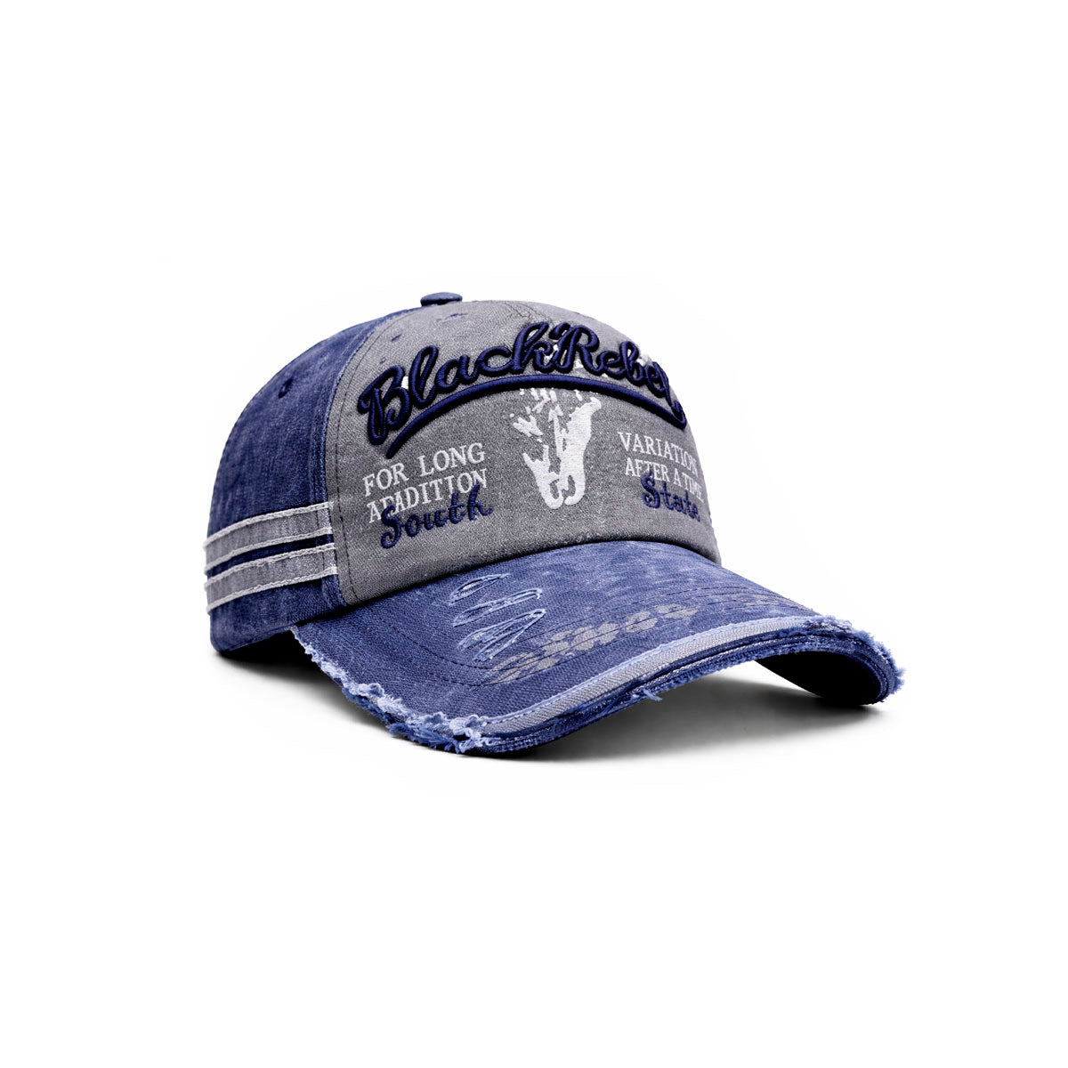 Gorra Knite Black Rebel vintage para hombre estampada