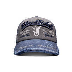 Gorra Knite Black Rebel vintage para hombre estampada