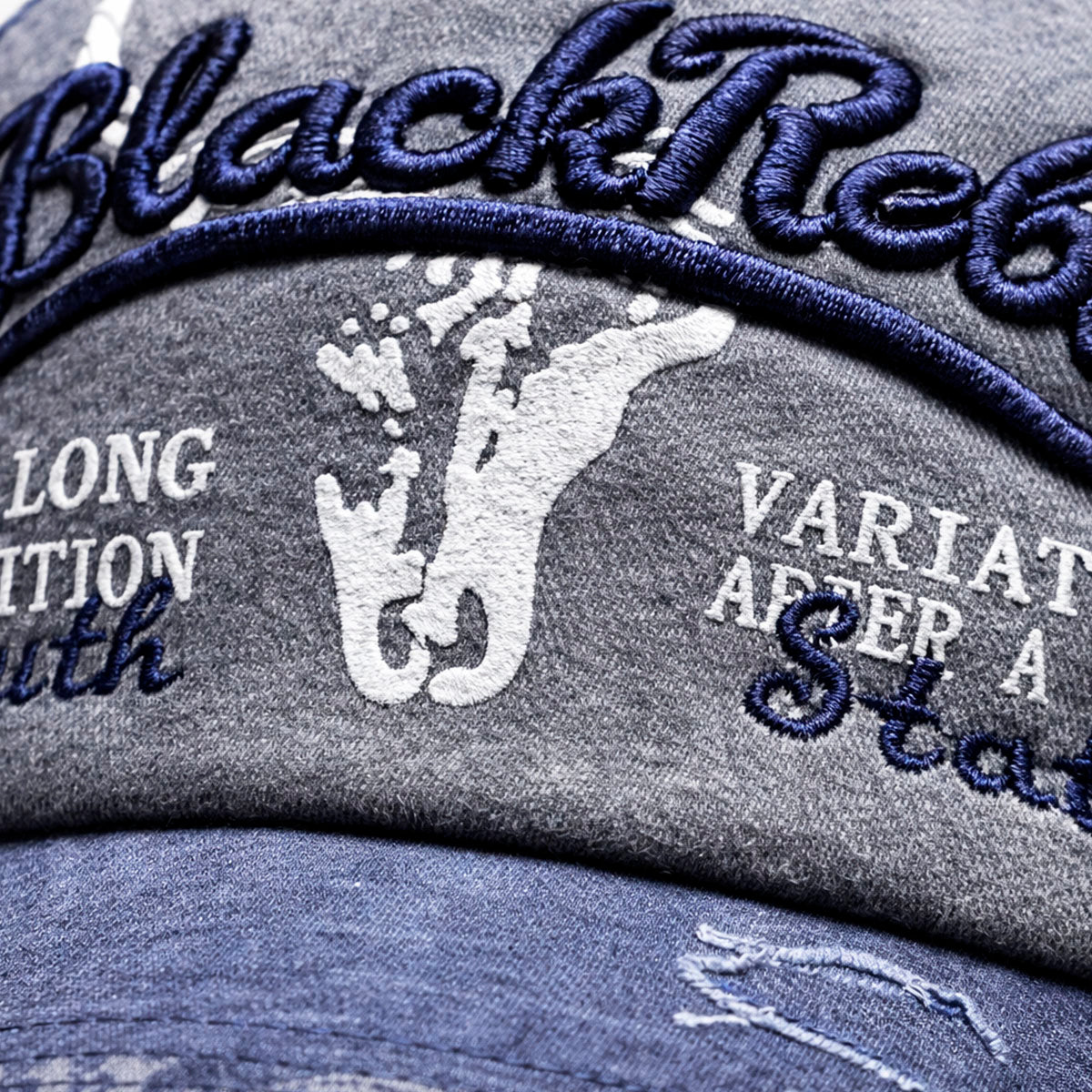 Gorra Knite Black Rebel vintage para hombre estampada