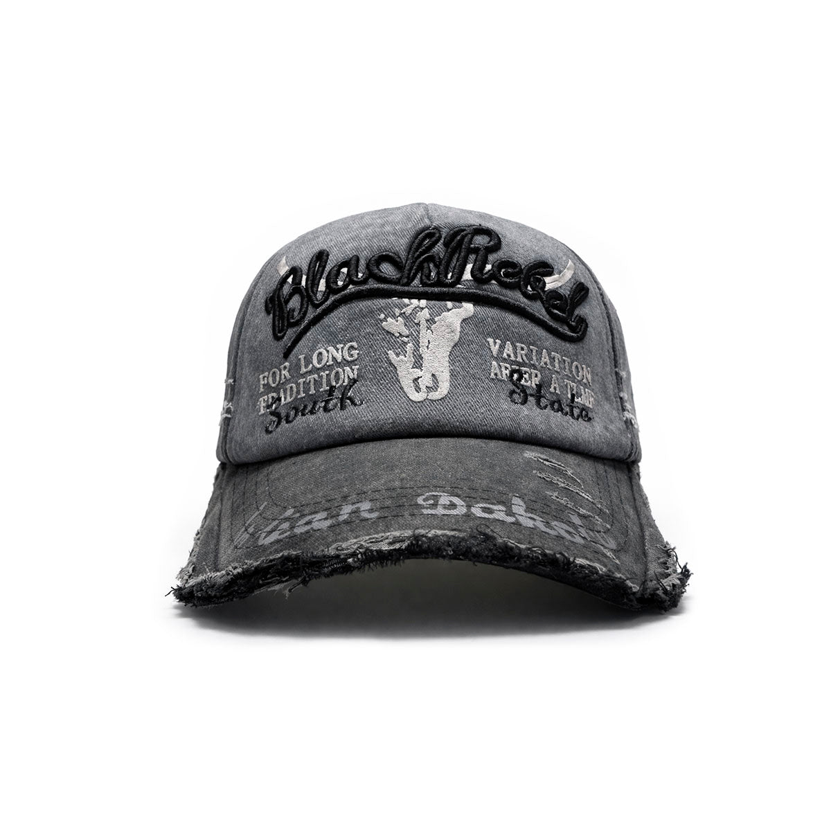 Gorra Knite Black Rebel vintage para hombre estampada