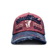 Gorra Knite Black Rebel vintage para hombre estampada
