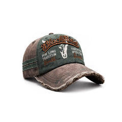 Gorra Knite Black Rebel vintage para hombre estampada