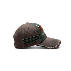 Gorra Knite Black Rebel vintage para hombre estampada