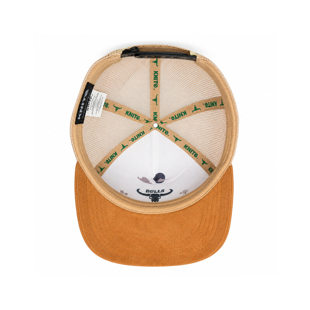 Gorra Knite Bulls Original Trucker Land 1974 Arena Gamuza