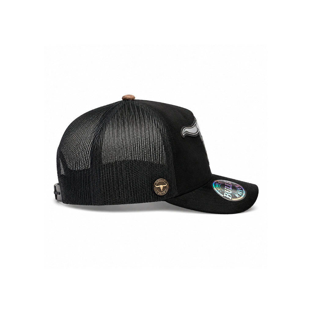 Gorra Knite Bulls Trucker Heritage 1974 American Gamuza