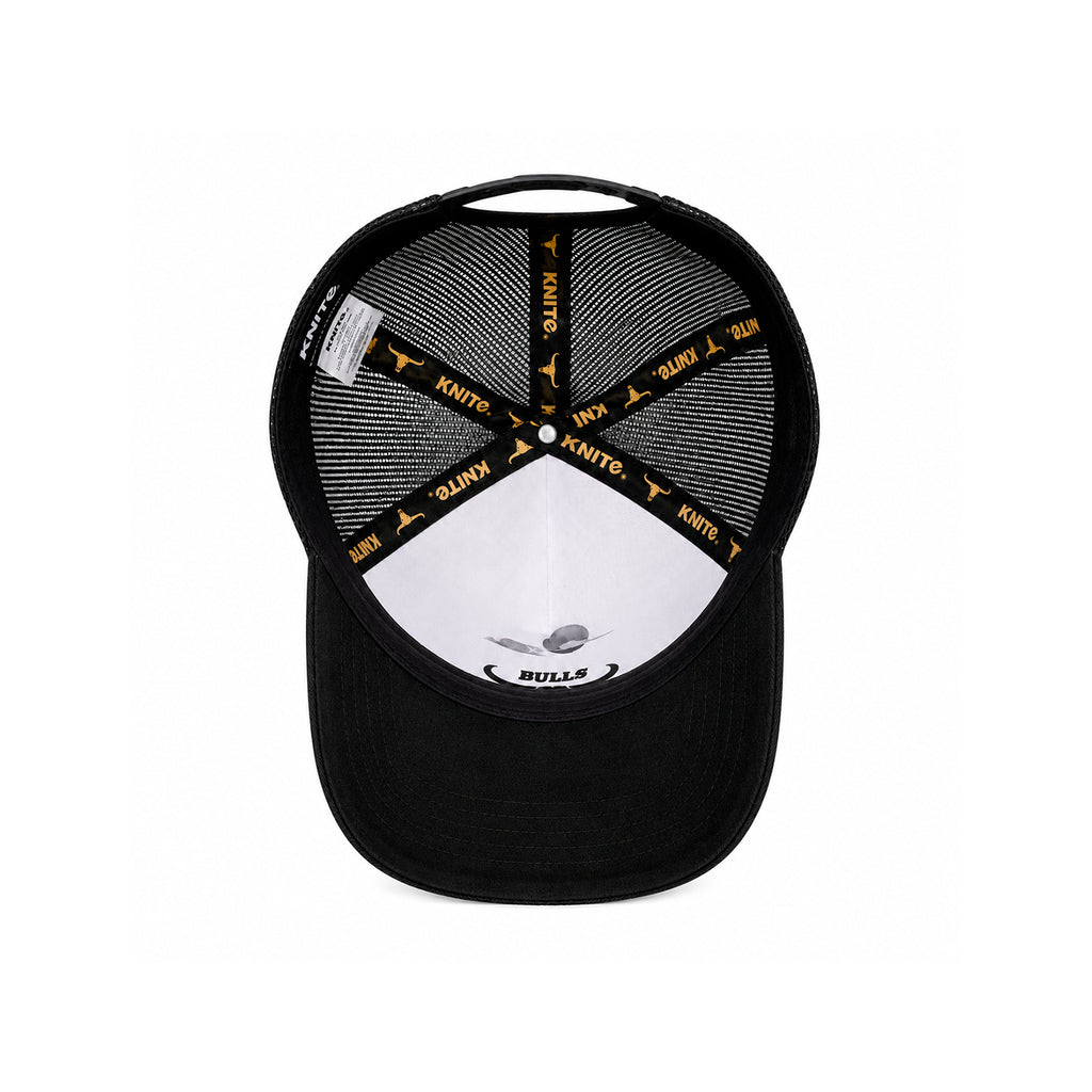Gorra Knite Bulls Trucker Heritage 1974 American Gamuza