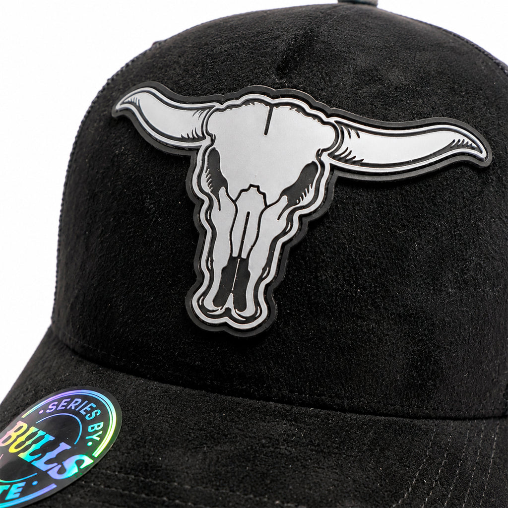 Gorra Knite Bulls Trucker Heritage 1974 American Gamuza