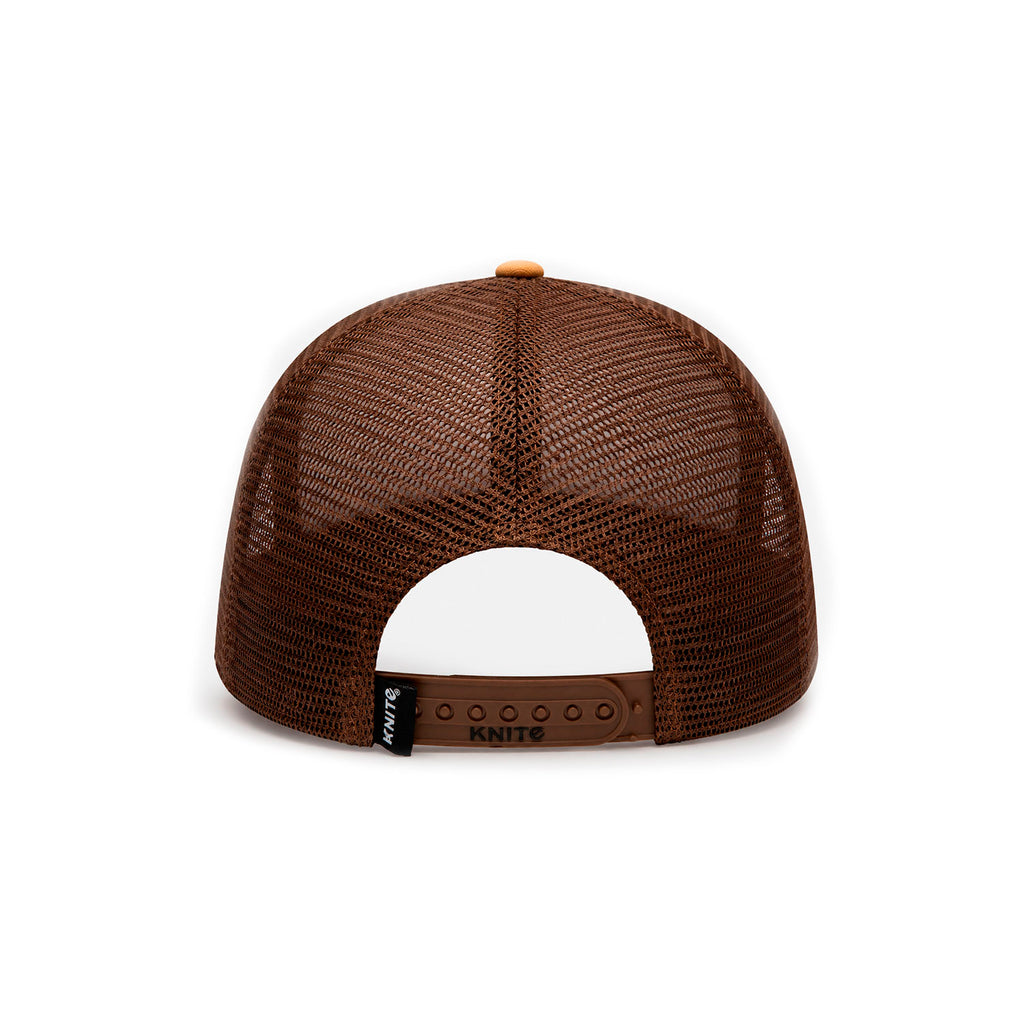 Gorra Hombre Bulls Trucker Vaquero Wild and West 1974 Beige