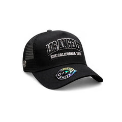 Gorra Hombre Trucker Malla black Knite Los Angeles Urbana