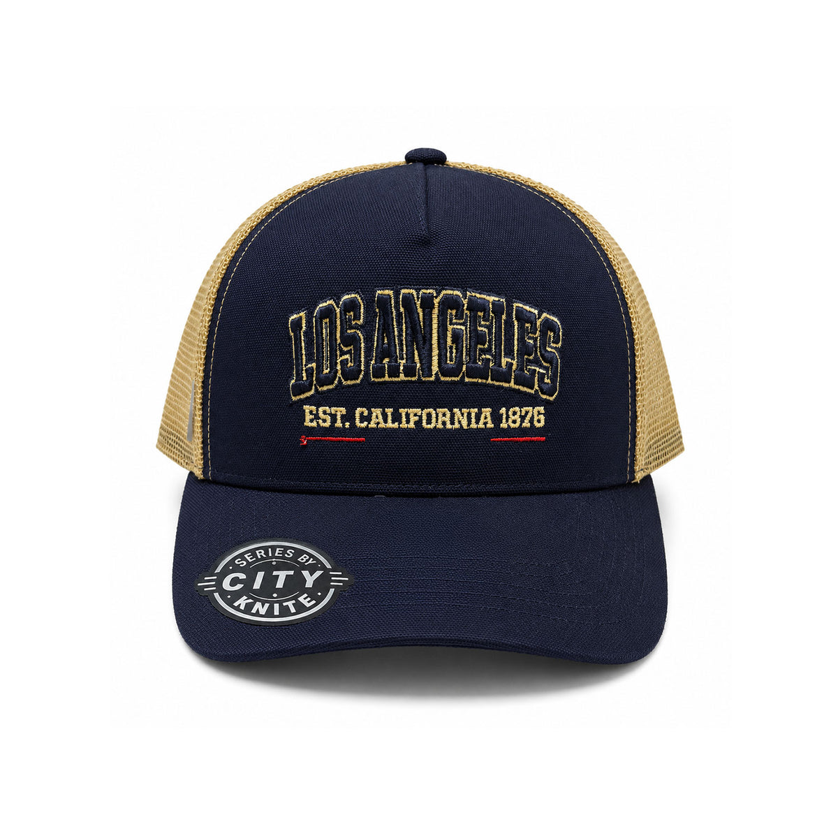Knite Gorra Trucker Hombre de Malla Transpirable Los Angeles California Azul