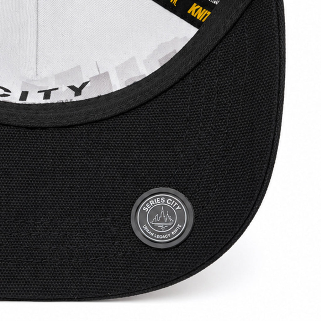 Knite Gorra Trucker para Hombre de Malla Transpirable Michigan Negra y Amarillo