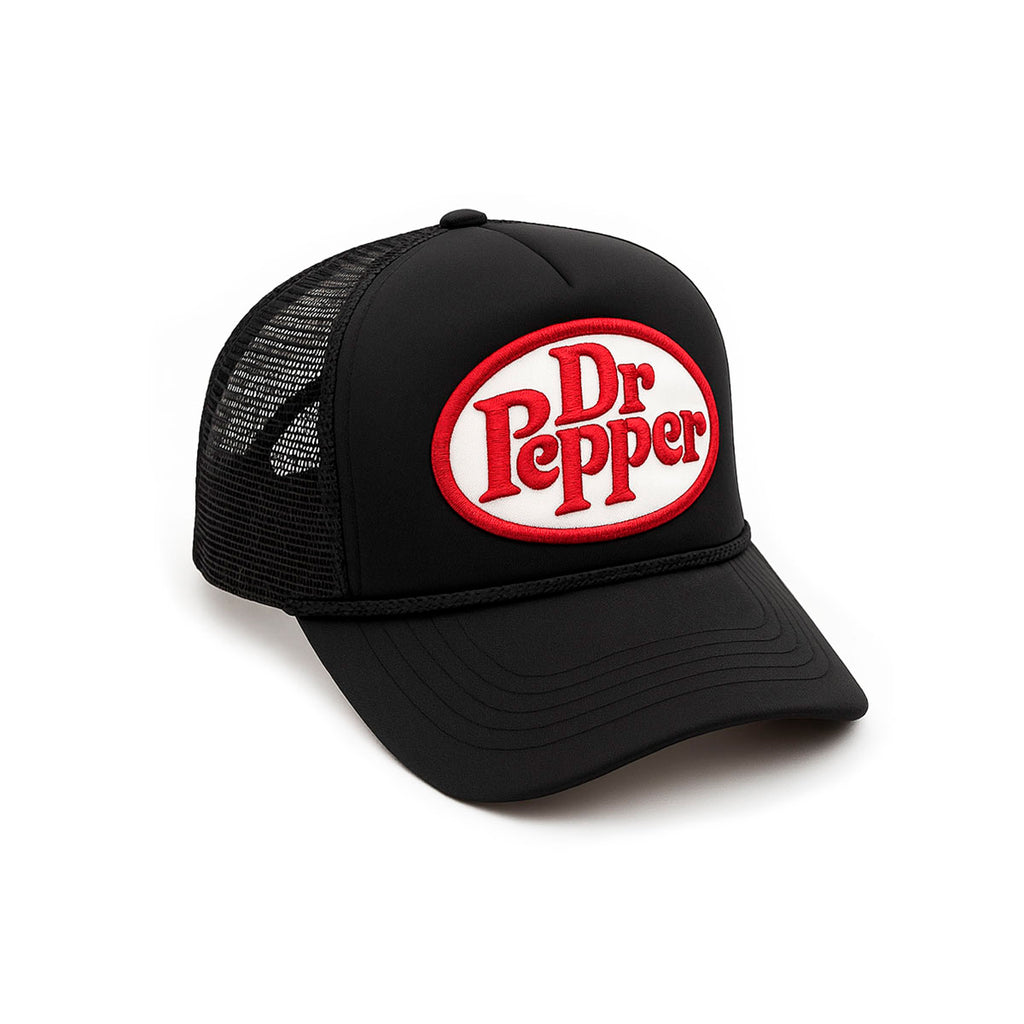 Gorra trucker bordado 3D estilo hombre Dr Pepper cachucha-Unitalla