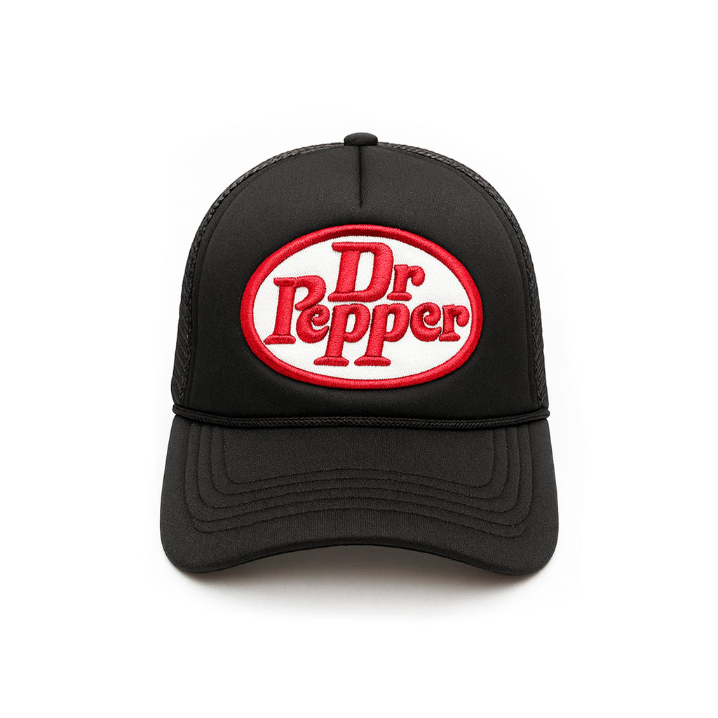 Gorra trucker bordado 3D estilo hombre Dr Pepper cachucha-Unitalla