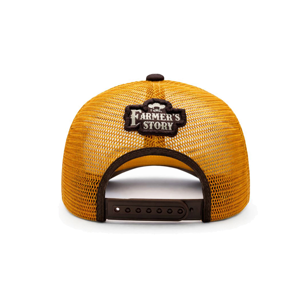 Gorra Knite Farmer Agro Cafe Trucker Ajustable Original Cap naranja