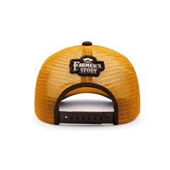 Gorra Knite Farmer Agro Cafe Trucker Ajustable Original Cap naranja