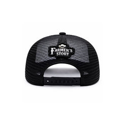 Gorra Knite Farmer Agro Negro Trucker Ajustable Original Cap café