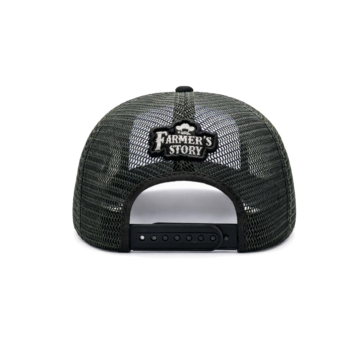 Gorra Knite Farmer Agro Negro Trucker Ajustable
