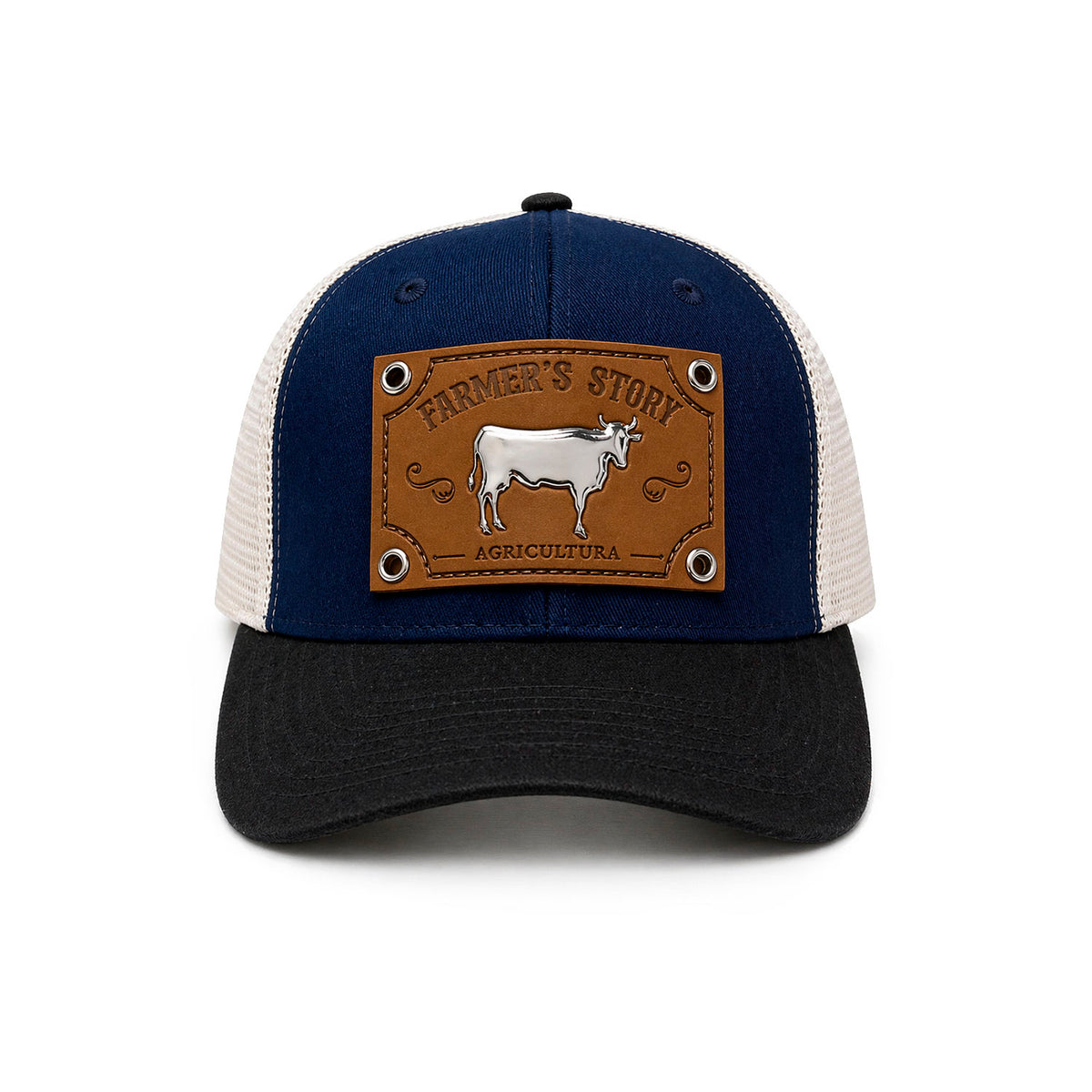 Gorra Knite Farmer Agro Prime Plata Trucker