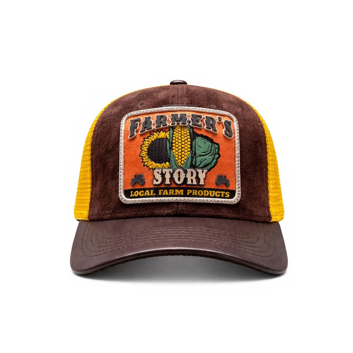 Gorra Knite Farmer Corn Nar Trucker Agro Ajustable Original café