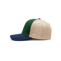 Gorra Barn Blue Trucker Ajustable Estilo Granja Farmer Agro verde