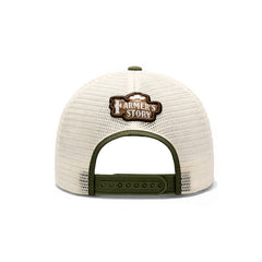 Gorra Barn Blue Trucker Ajustable Estilo Granja Farmer Agro gris