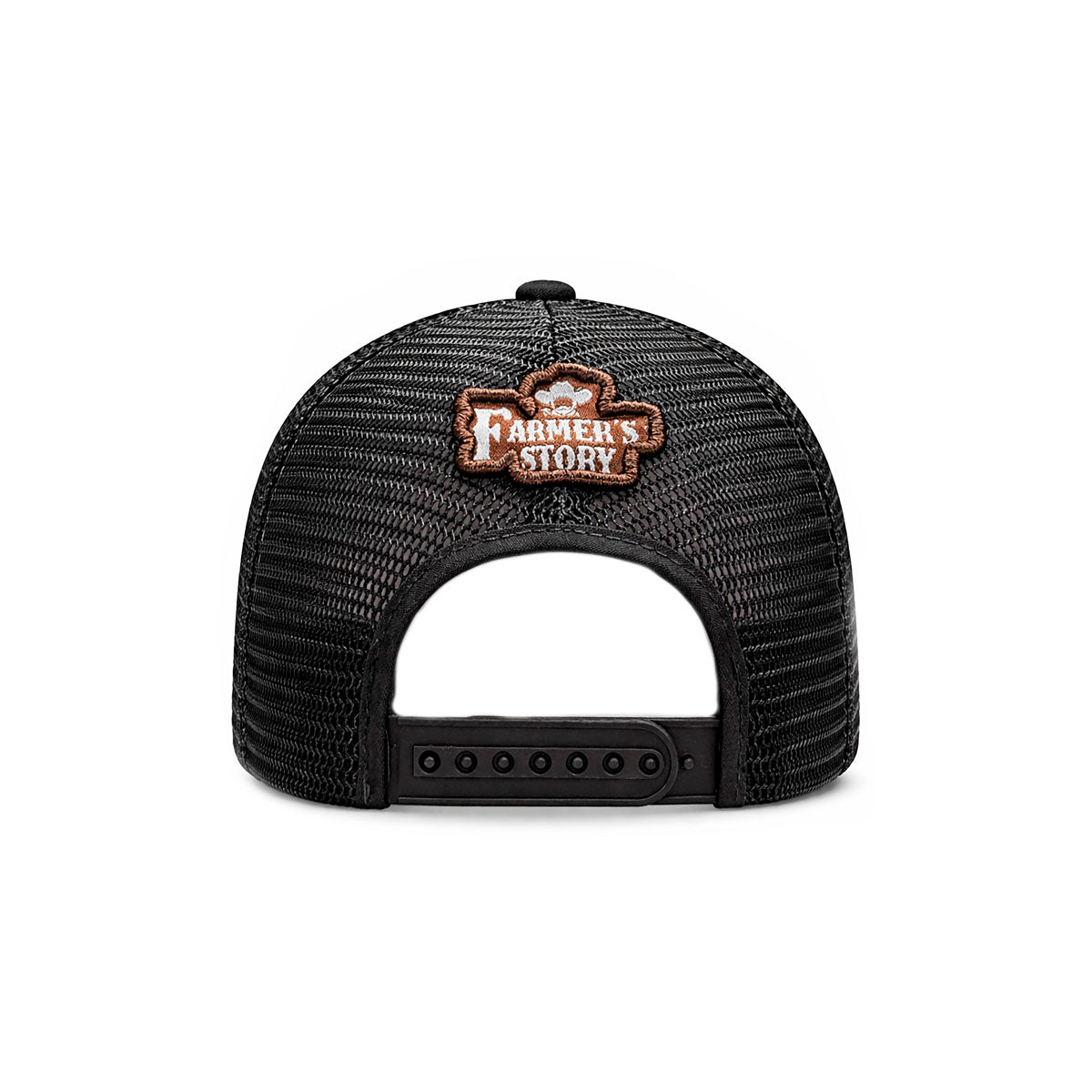 Gorra Barn Blue Trucker Ajustable Estilo Granja Farmer Agro negro