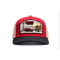 Gorra Barn Red Trucker Ajustable Estilo Granja Farmer Agro beige