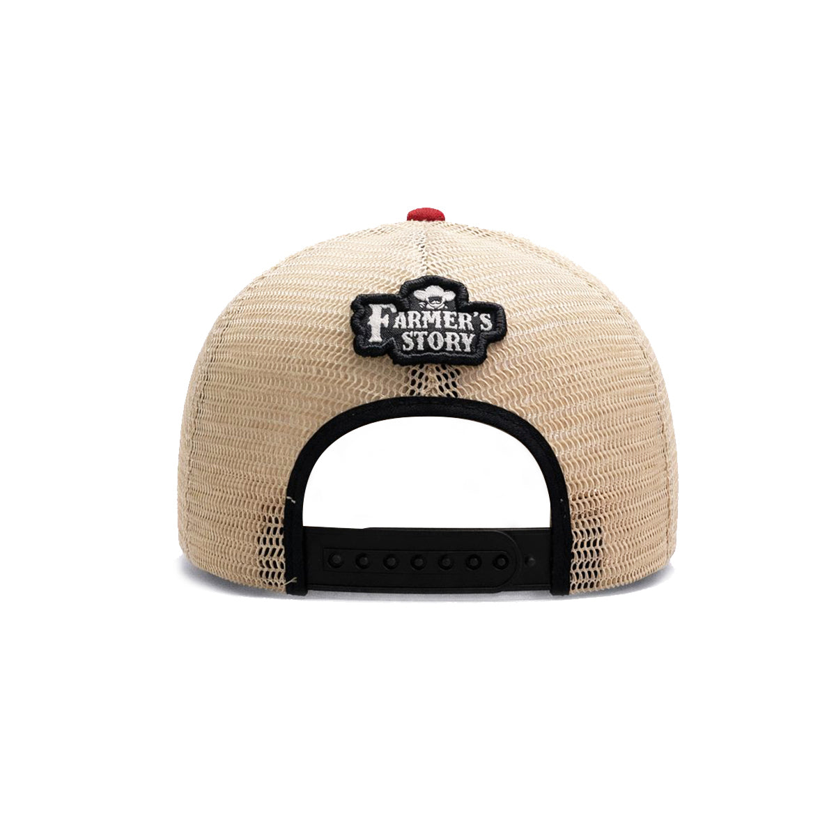 Gorra Barn Red Trucker Ajustable Estilo Granja Farmer Agro beige