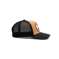 Gorra Barn Red Trucker Ajustable Estilo Granja Farmer Agro café