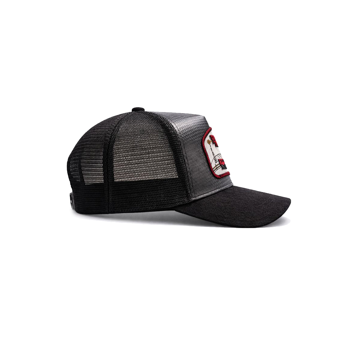 Gorra Barn Red Trucker Ajustable Estilo Granja Farmer Agro gris