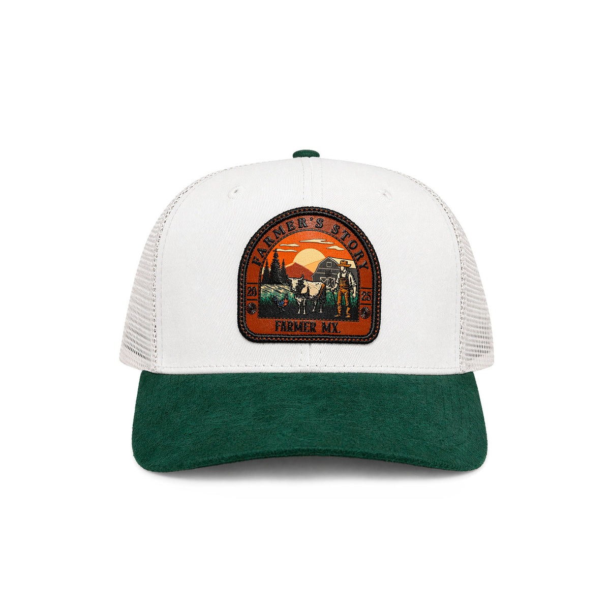 Gorra Trucker Knite Farmer Barn Sunset