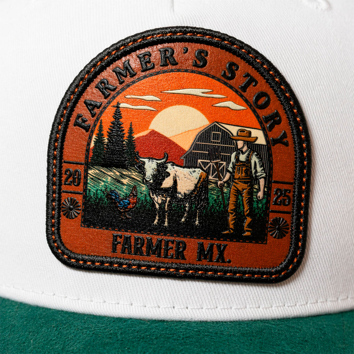 Gorra Trucker Knite Farmer Barn Sunset