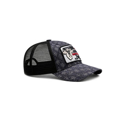 Gorra Knite Farmer Beef Blue Trucker Ganado Ajustable azul