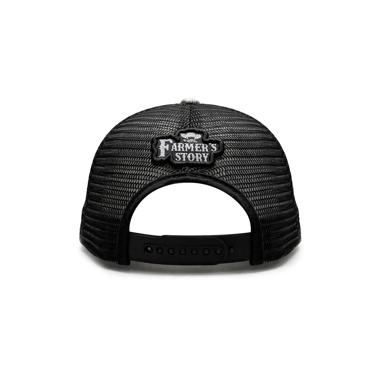 Gorra Knite Farmer Beef Blue Trucker Ganado Ajustable blanco