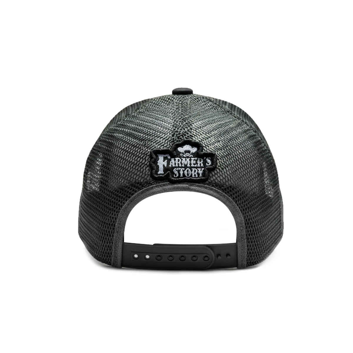 Gorra Knite Farmer Beef Blue Trucker Ganado Ajustable gris oscuro