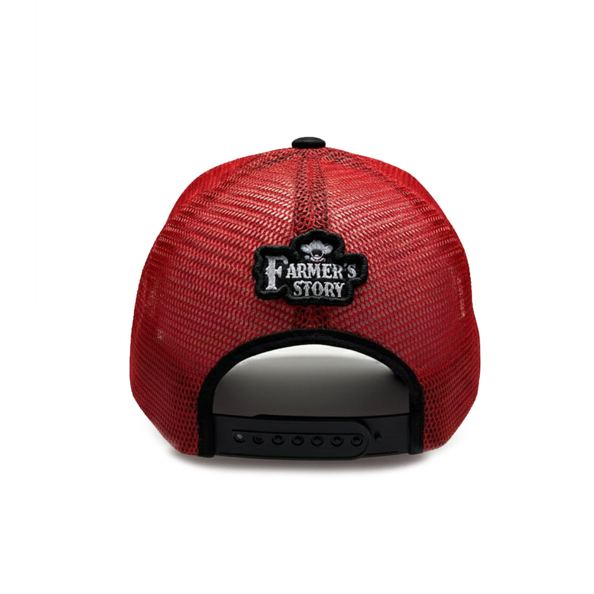 Gorra Knite Farmer Beef Blue Trucker Ganado Ajustable rojo