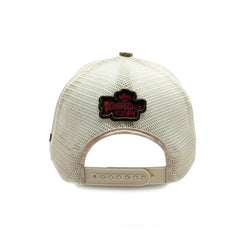 Gorra Knite Farmer Beef Red Trucker Ganado Ajustable beige