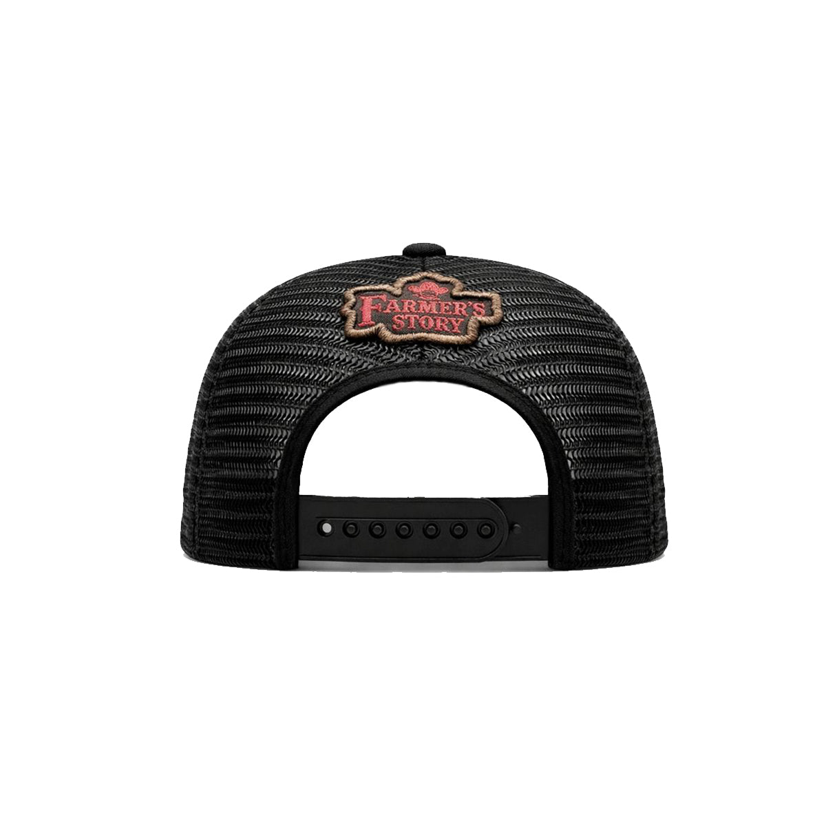 Gorra Knite Farmer Beef Red Trucker Ganado Ajustable negro