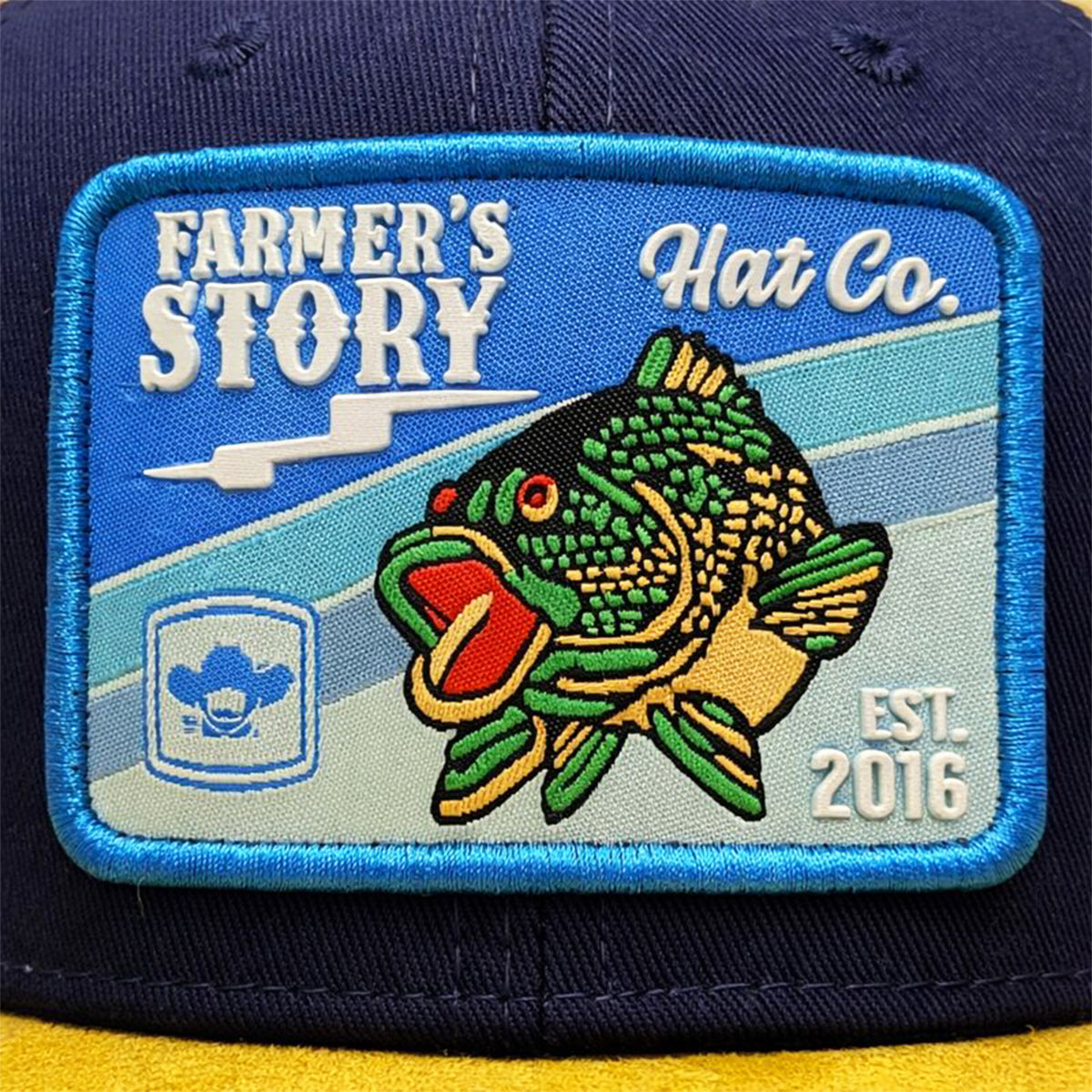 Gorra Trucker Knite Farmer Coi Pesca Bass
