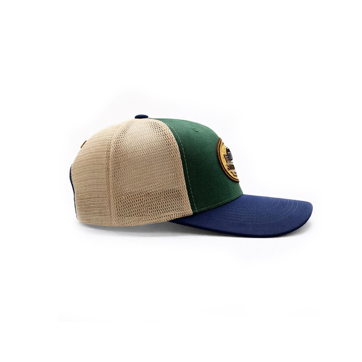 Gorra Knite Farmer Trucker Countryside Cafe Ajustable verde