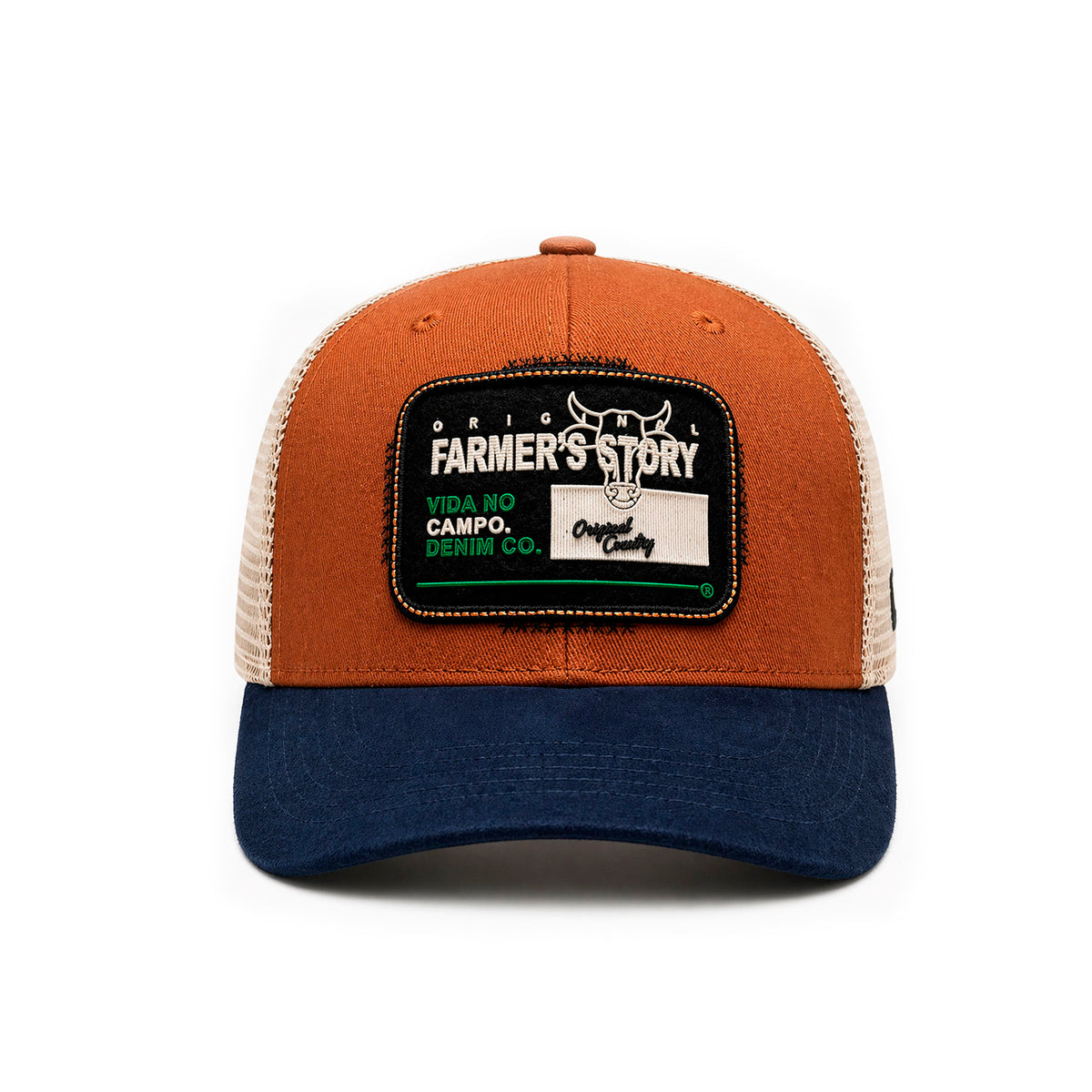 Gorra Trucker Knite Farmer's Story Denim Co