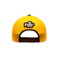 Gorra Knite Farmer Dog Yellow Trucker Ajustable Western amarillo