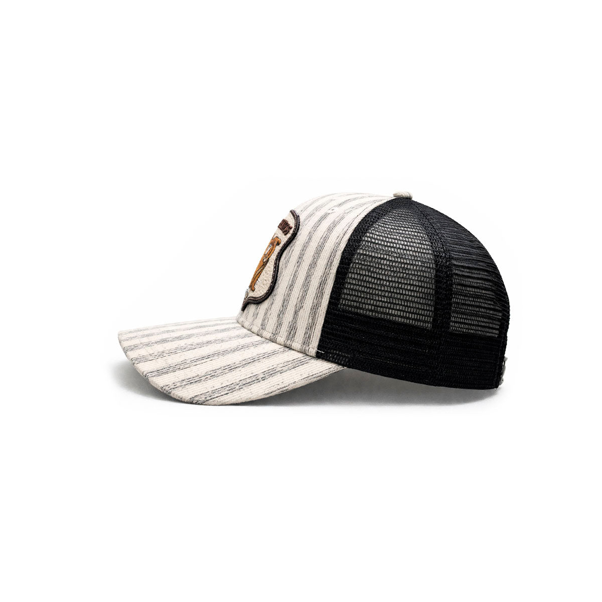 Gorra Knite Farmer Dog Yellow Trucker Ajustable Western blanco