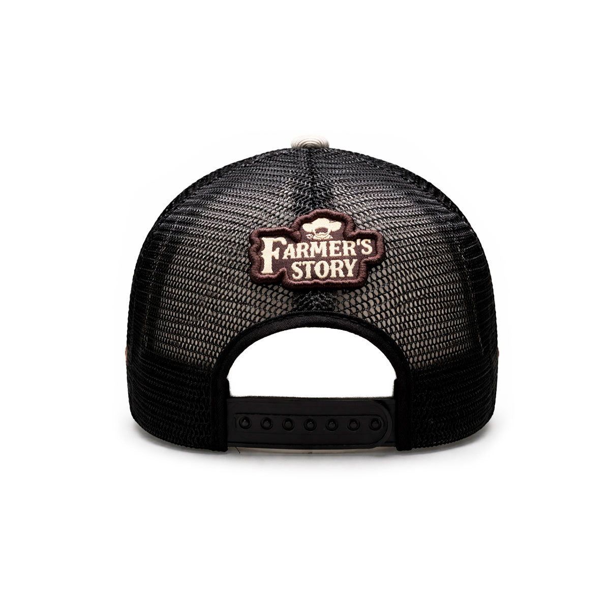 Gorra Knite Farmer Dog Yellow Trucker Ajustable Western blanco