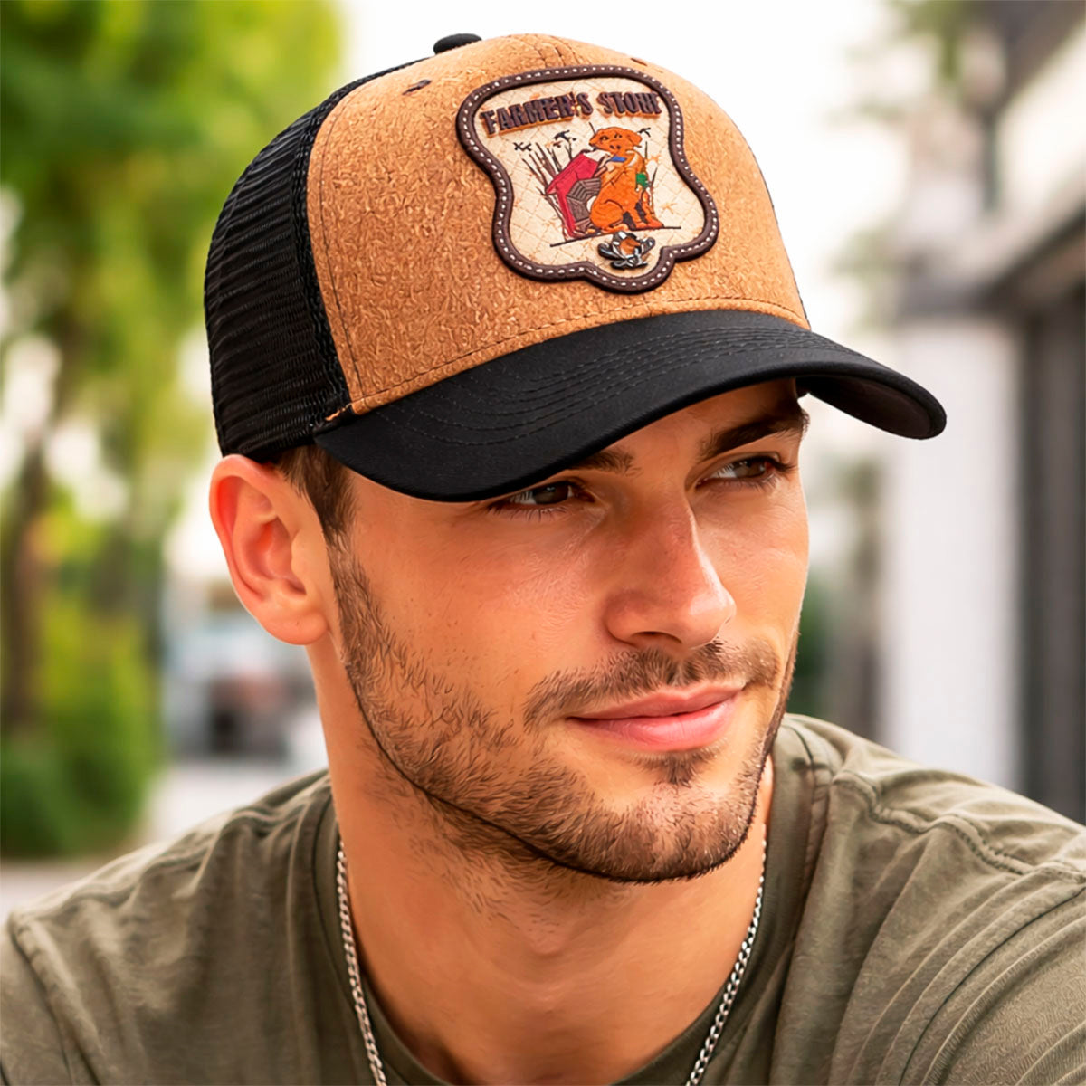 Gorra Trucker Farmer's Story Dog Yellow