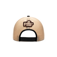 Gorra Knite Farmer Dog Yellow Trucker Ajustable Western rojo